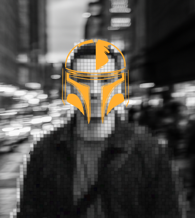 Image of silhouette of a person, an amalgamation of multiple mosaics of experiences, both good and bad. Donning the helm of Terpaling Designer